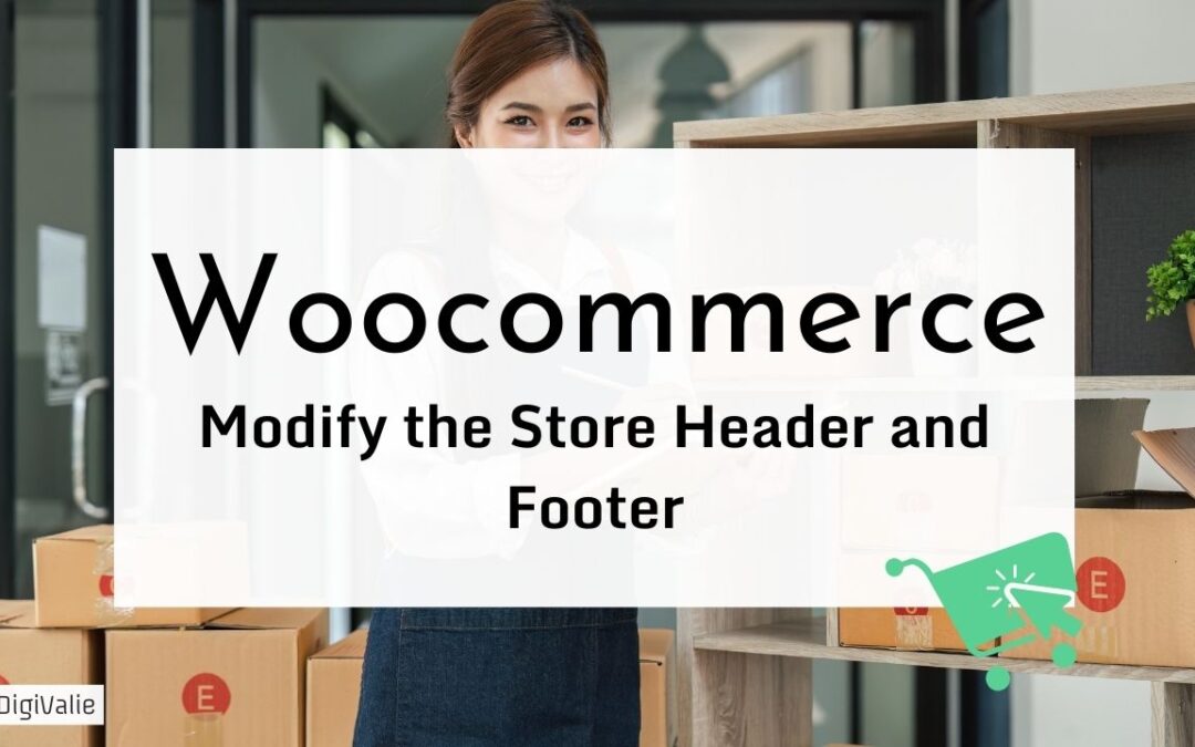 Modify the Store Header and Footer